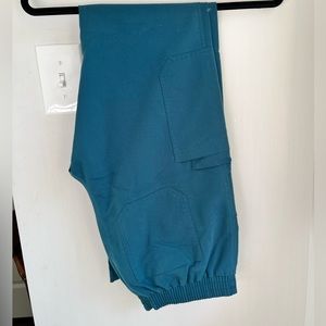 Figs Caribbean blue yola skinny pants small tall women’s